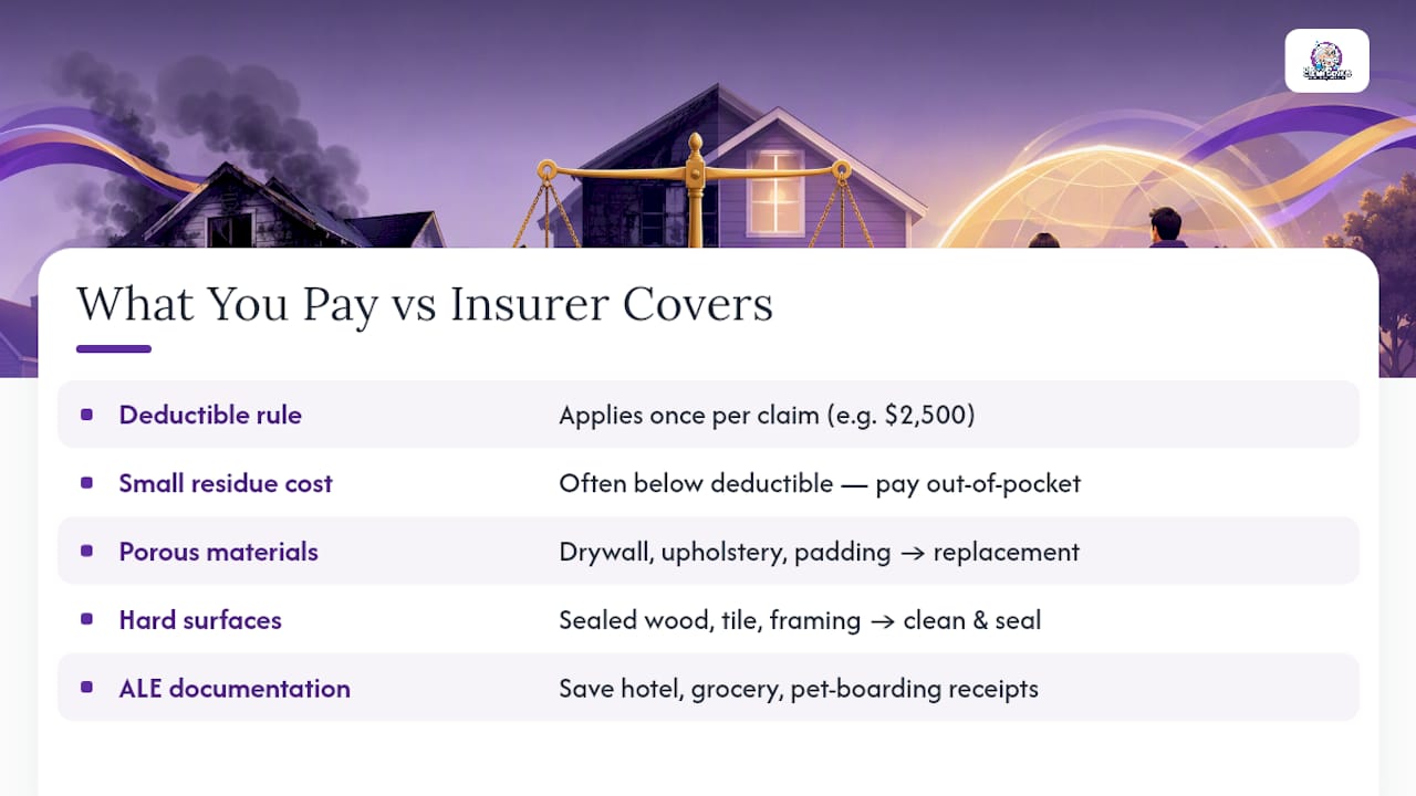 What You'll Pay Versus What the Insurer Covers — overview diagram