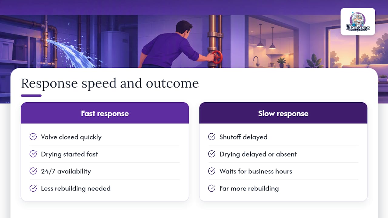 Why fast shutoff changes the outcome — overview diagram