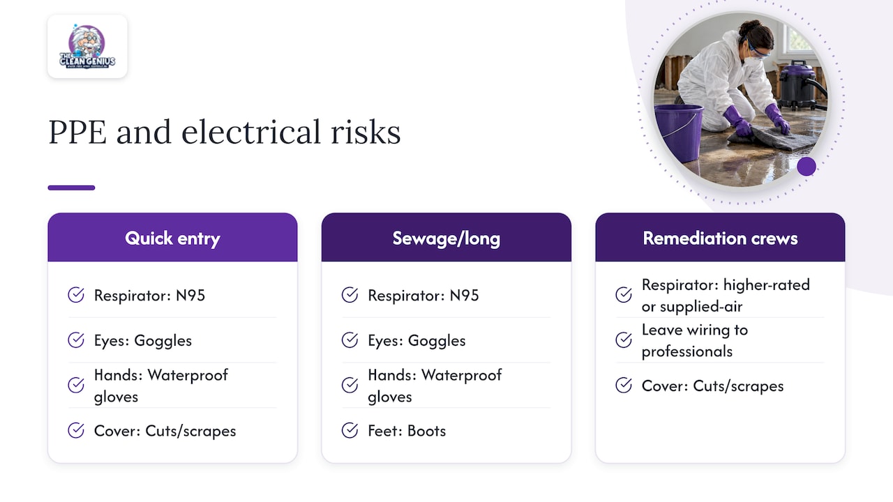 Category 3 PPE and electrical safety steps